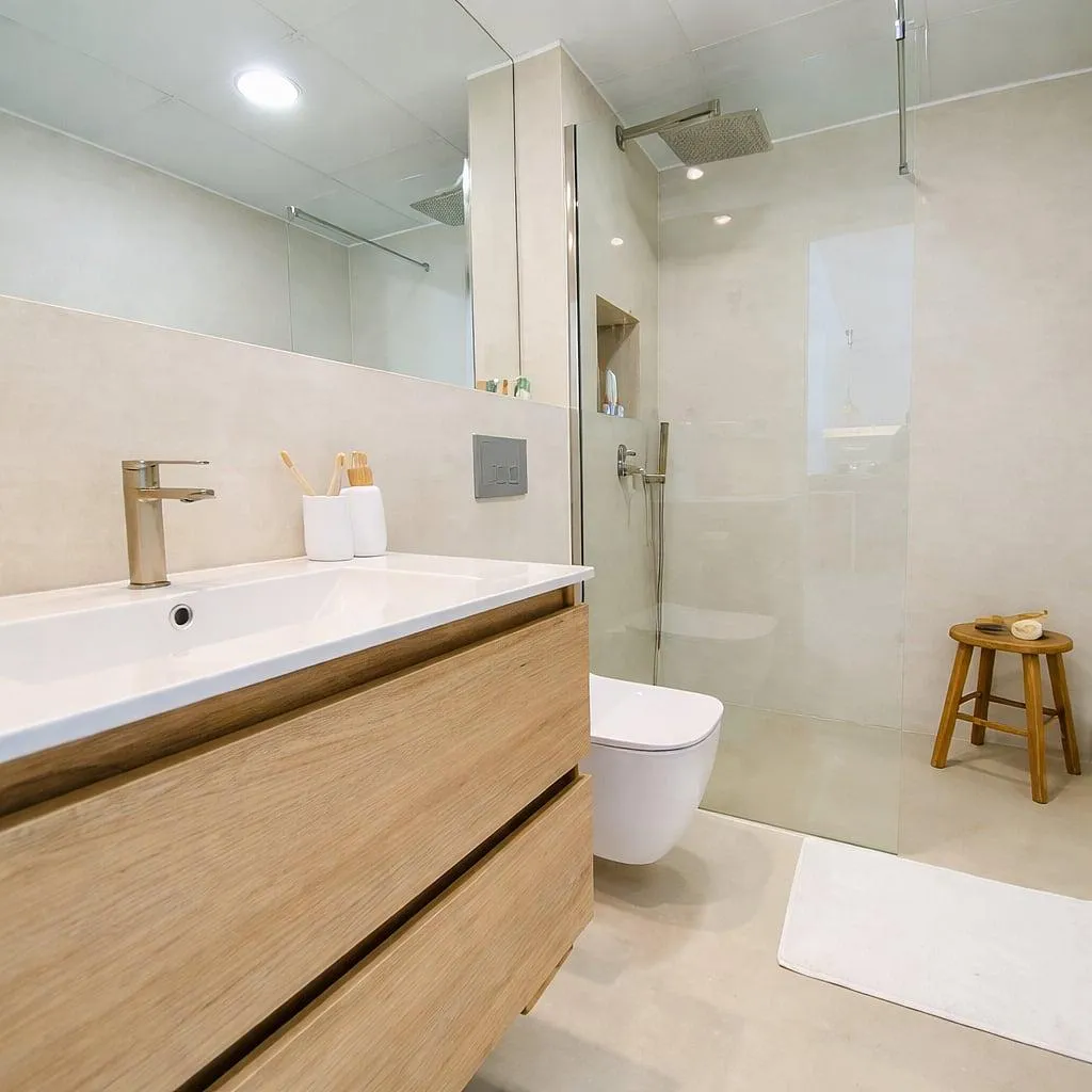 Salles de bain - Modern Apartment with Pool in San Pedro del Pinatar