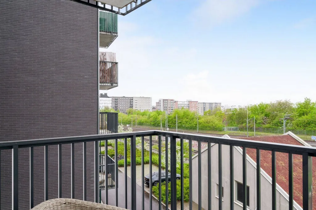 Balcone - Corner Flat with Two Balconies in Aromalund, Lund