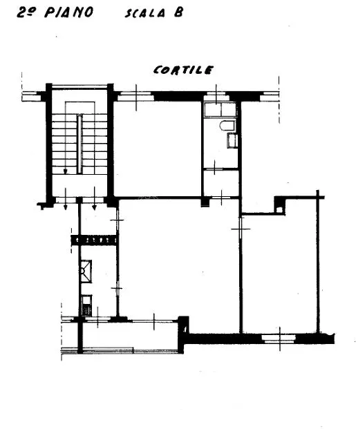 Planimetria - Bright Trilocale with Balcony in Cinisello Balsamo