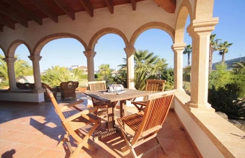 Terrasse - Semi-Detached House with Pool in Benitachell