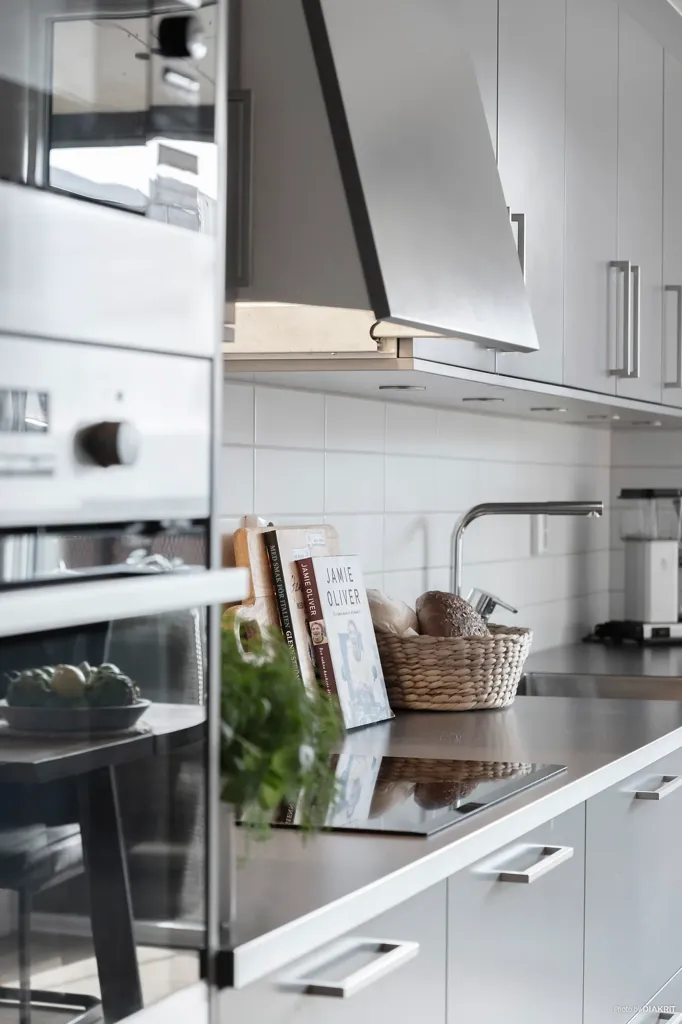 Cucina - Modern Flat with West-Facing Balcony in Skåne