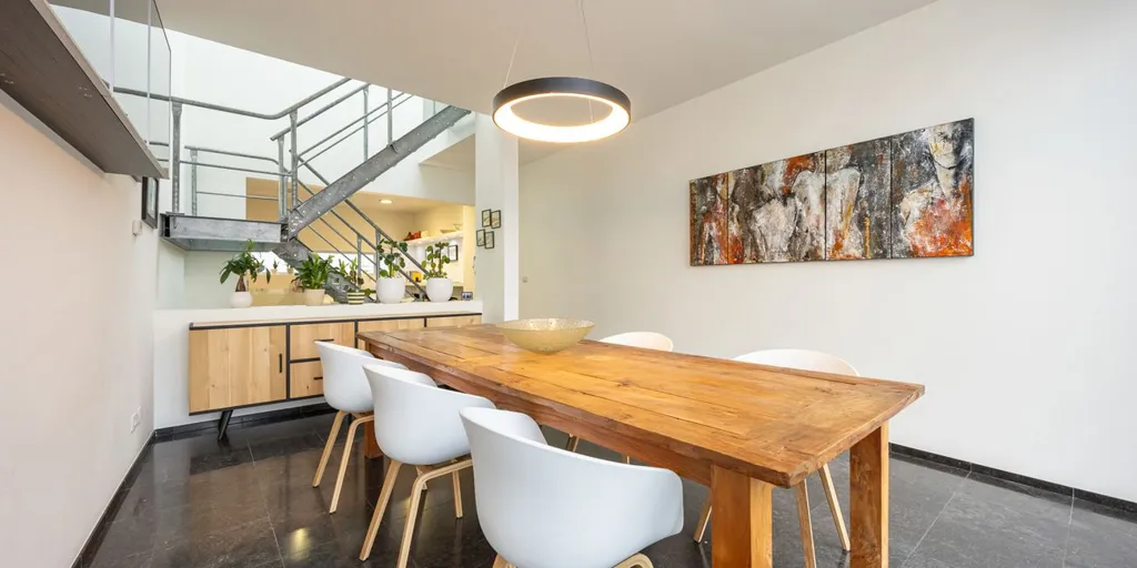 Sala da pranzo - Architectural House with Terrace in Turnhout