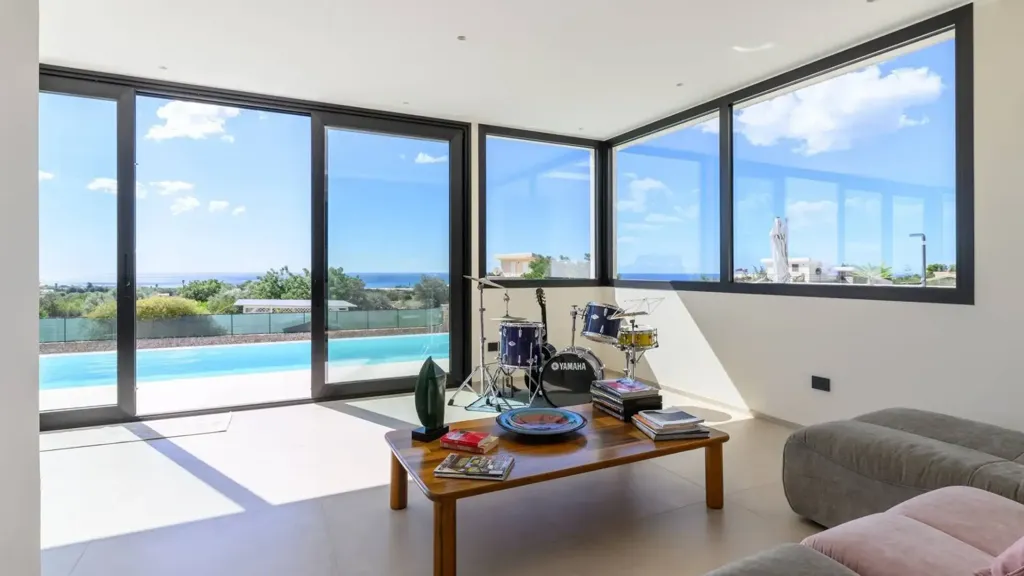 Living Room - New Villa with Pool in Sampieri, Scicli