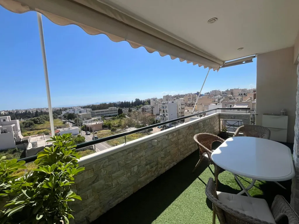 Balcon - Apartment with Sea View in Agios Dimitrios