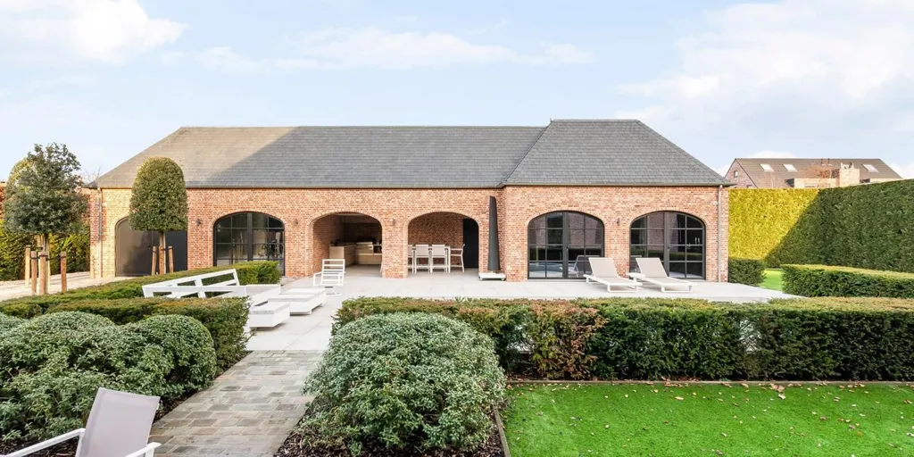 Jardin - Manoir Énergétiquement Éfficace avec Piscine à Hoogstraten