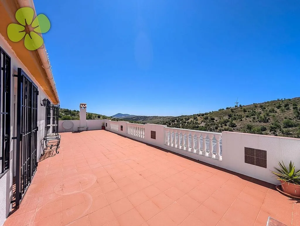 Terrasse - Chalet with Pool and Mountain View in Vélez-Rubio