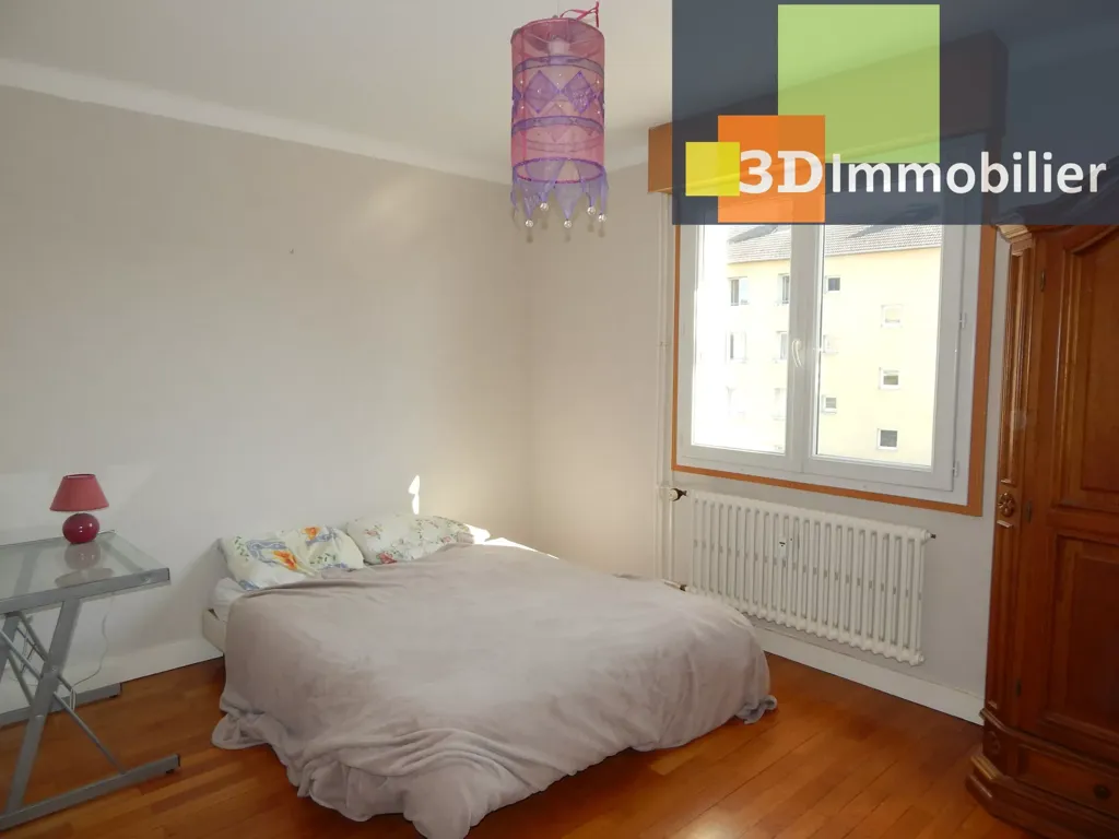 Chambres - Appartement T4 avec Balcon à Lons-le-Saunier