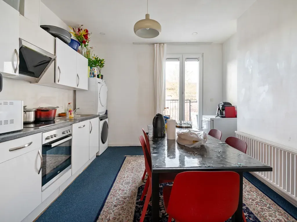 Köök - Duplex Apartment with Terrace in Lier