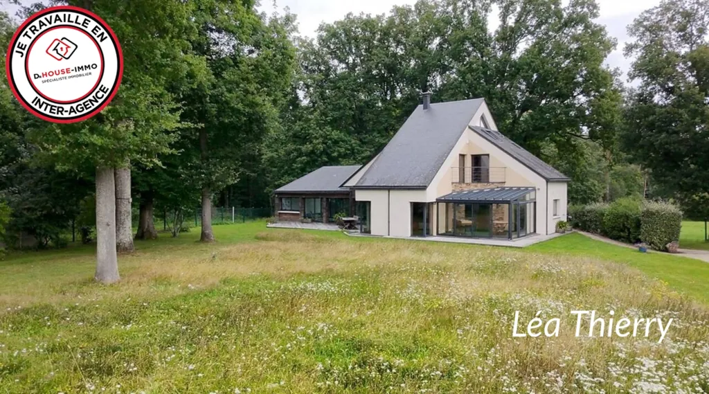 Välivaade - Architectural House with Heated Pool in Lyons-la-Forêt