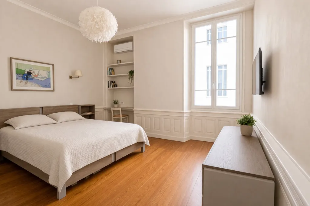 Chambres - Appartement de Charme avec Vue Sud à Aix-les-Bains