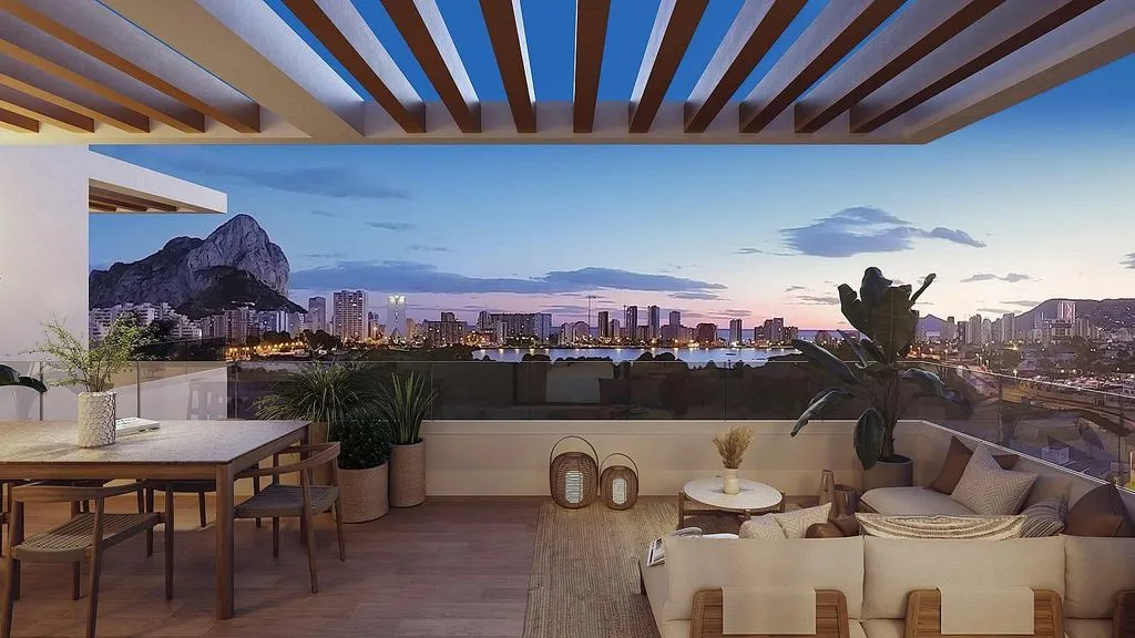 Terrass - Penthouse with Pool in Calpe