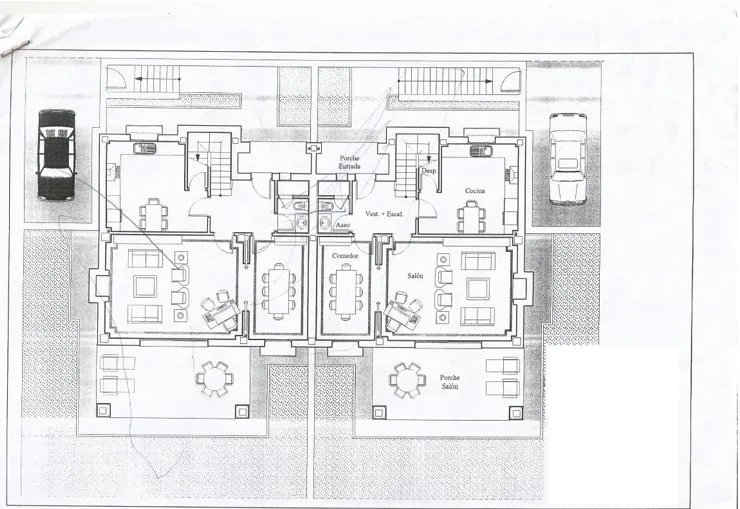 Plan - Semi-Detached Villa with Pool in Santa Clara