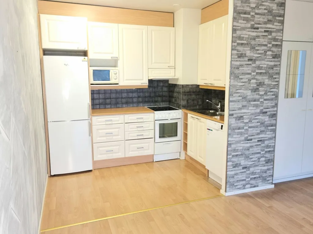 Cucina - Balcony Duplex in Jyväskylä Centre