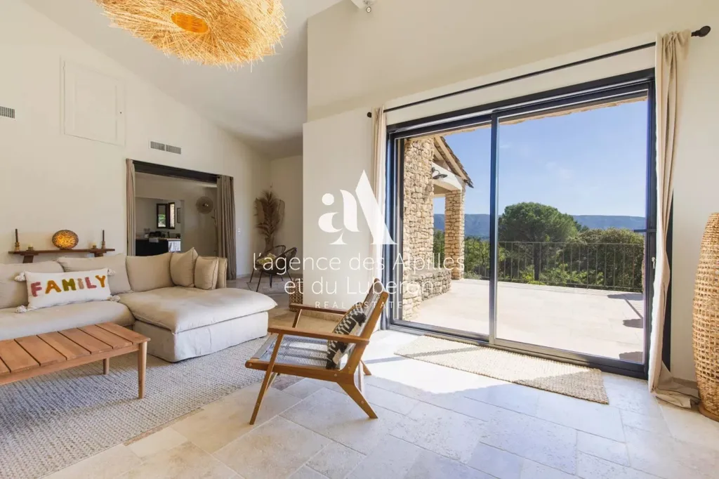 Soggiorno - Dry-Stone House with Pool in Gordes
