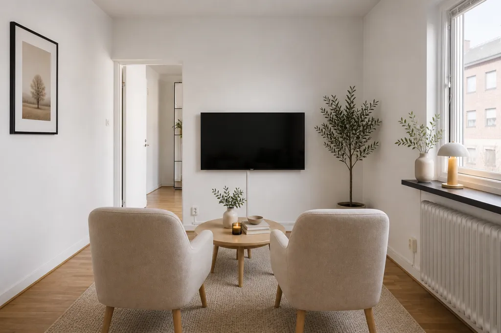 Séjour - Well-Planned Studio in Central Huskvarna