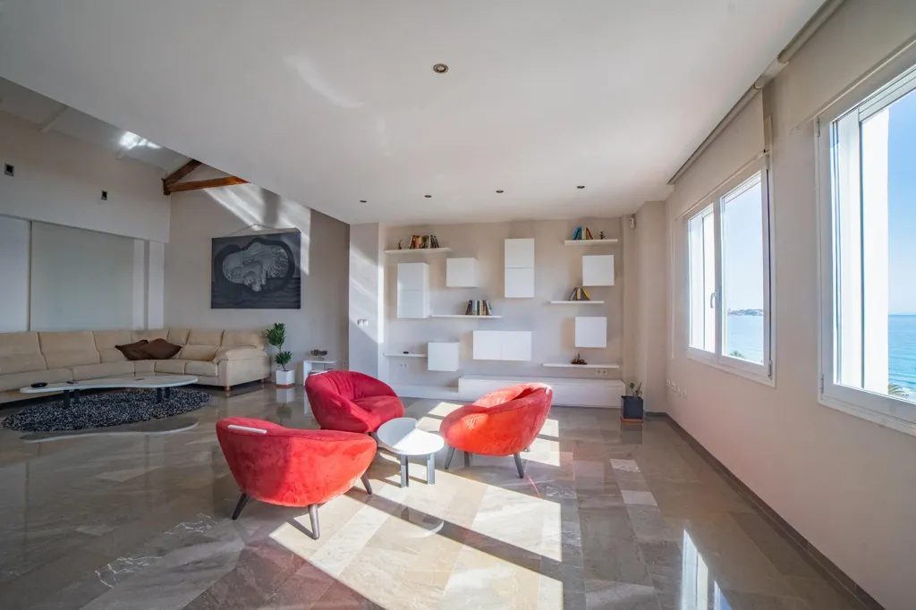 Séjour - Penthouse Duplex with Beach Views in Alicante