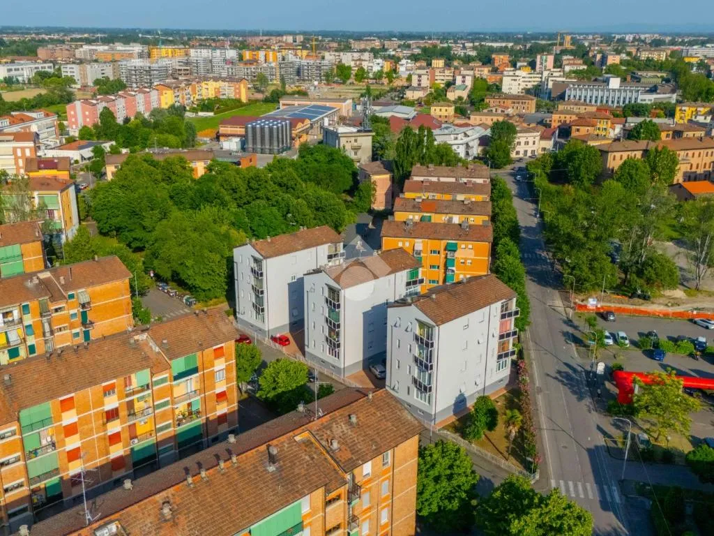 Vue aérienne - Modernised 3-Room Apartment in Sacca, Modena