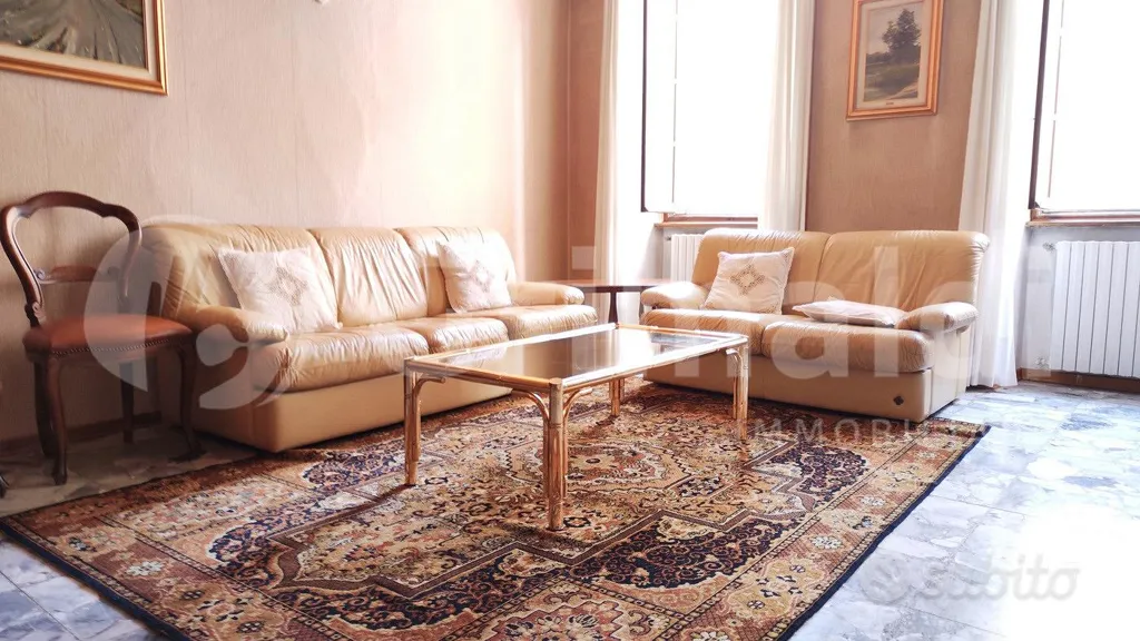 Séjour - Historic Apartment in Bobbio's Piazza Duomo