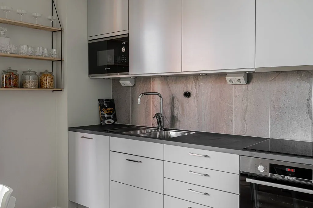 Cuisine - Modern Flat with Balcony in Eskilstuna