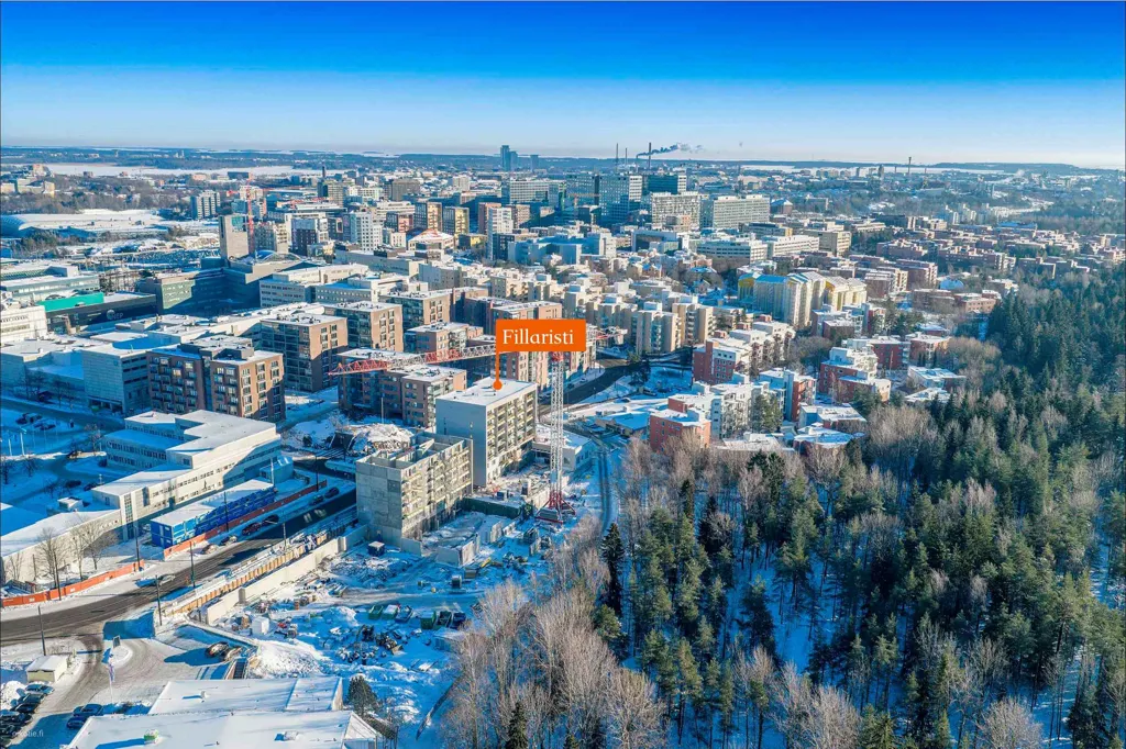 Õhuvaade - Studio Apartment with Park View in Pasila