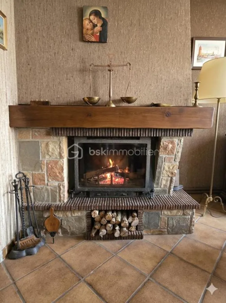 Séjour - Maison de Caractère avec Jardin au Brignon