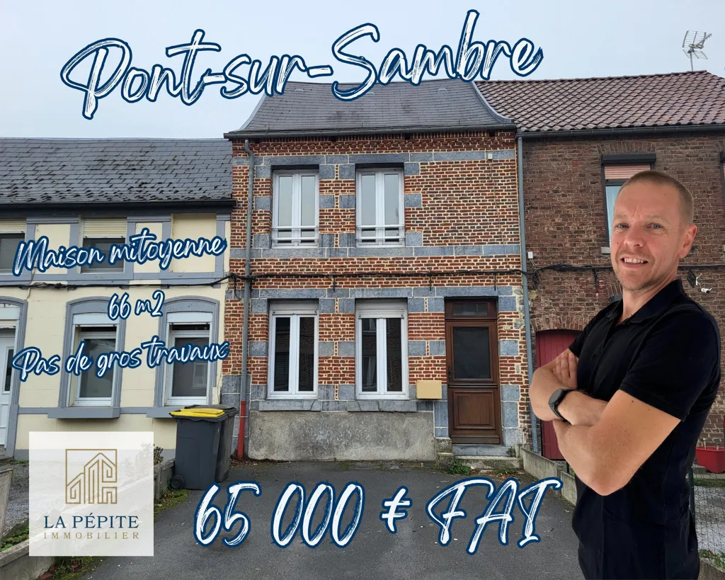 2-toaline maja asukohas Pont-sur-Sambre