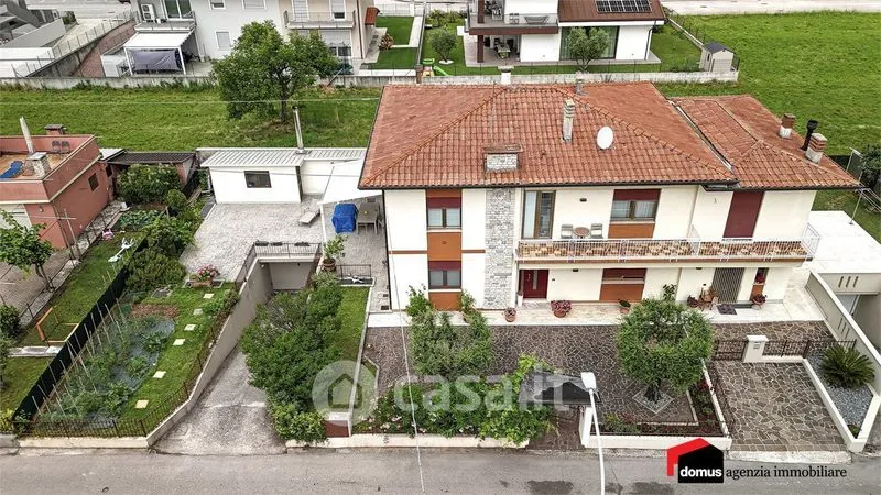 Aerial - Bifamiliar House with Garden in Zanè