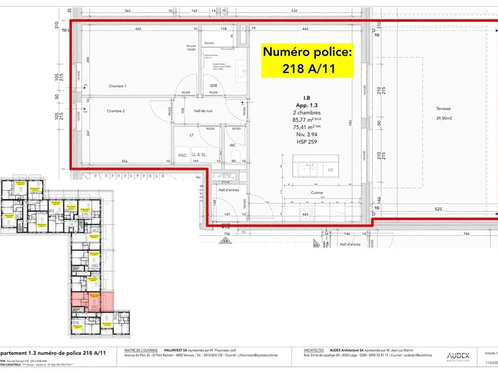 Planimetria - Luxury Apartment with Terrace in Ans