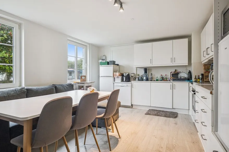 Kitchen - Multi-Unit Brick House with Water View in Vordingborg