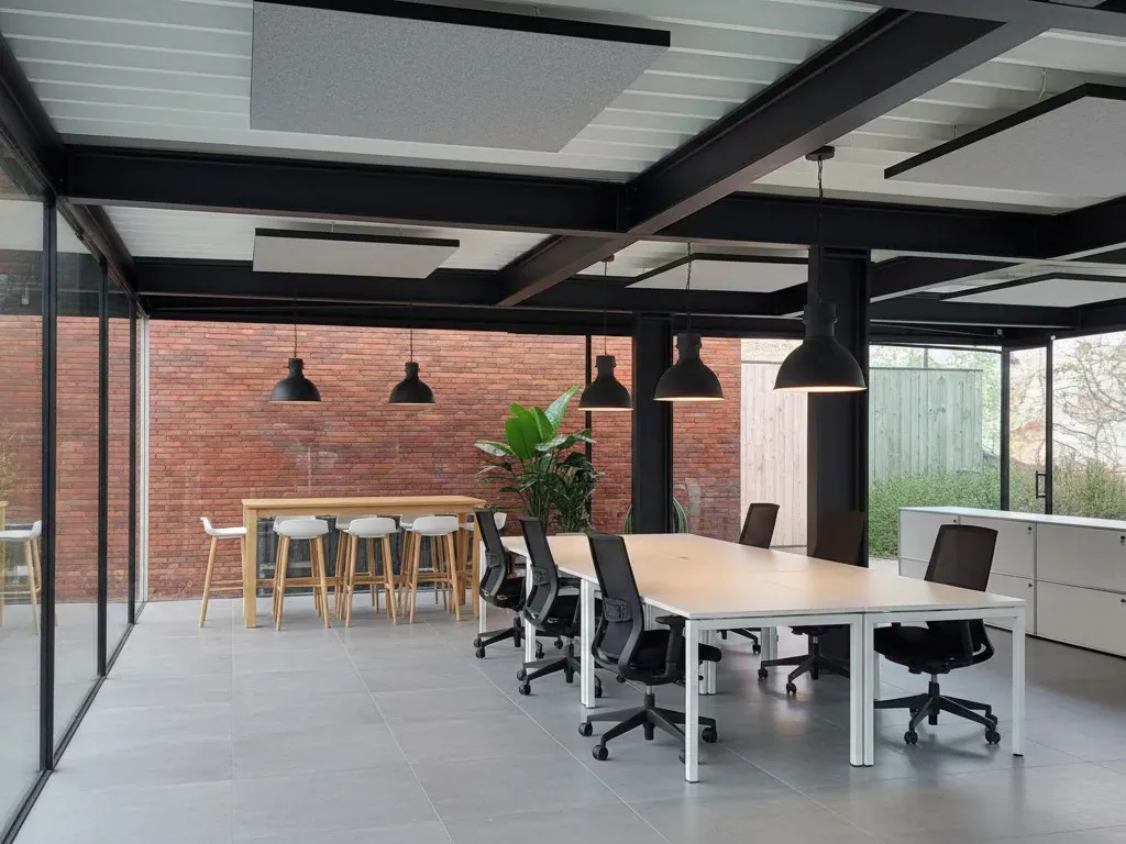 Studio - Glass Pavilion Office in Antwerp