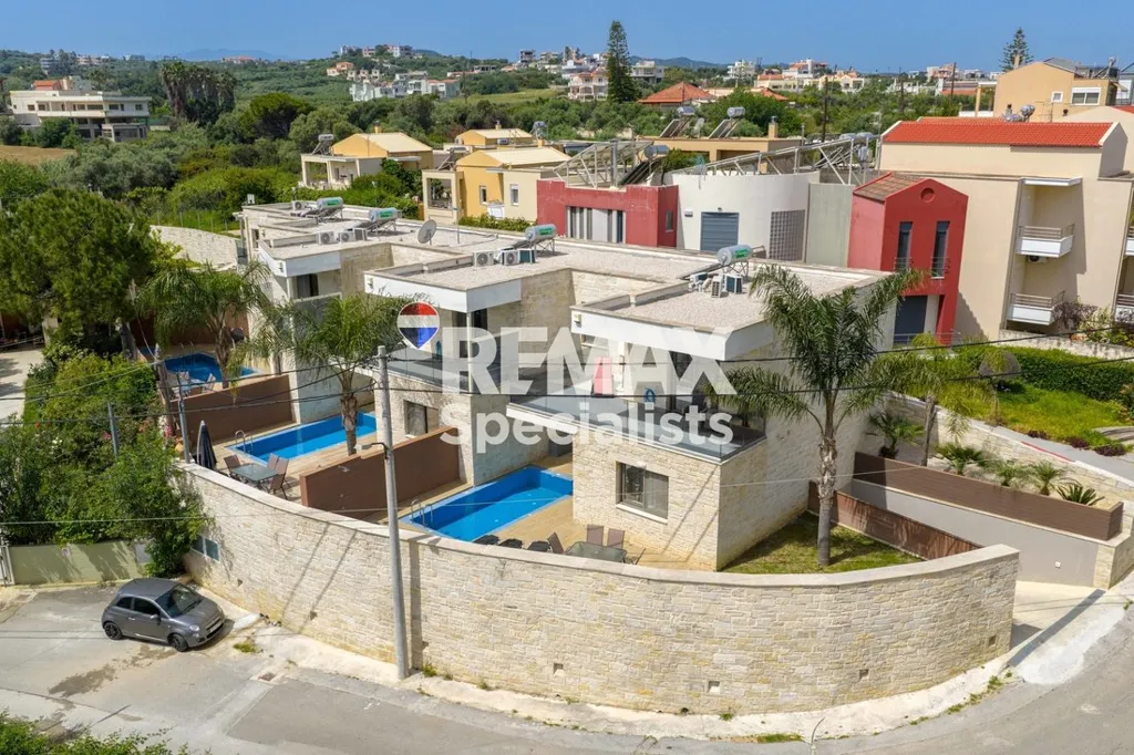 Vue aérienne - Luxury Villa Complex with Private Pools in Chania