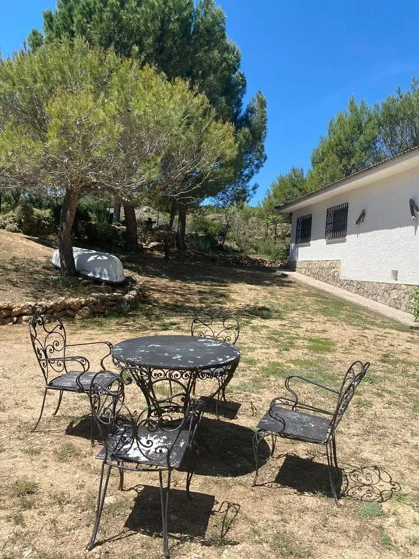 Terrasse - Rustic Finca with Pool and Terrace in Durón