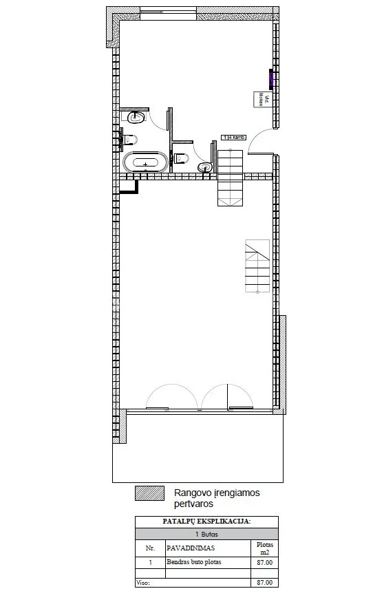 Planimetria - 4-Bedroom Apartment with Garden in Rasos