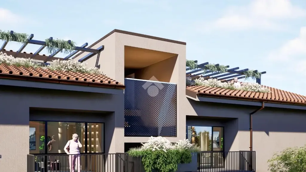 New Apartment with Lake View in Lazise