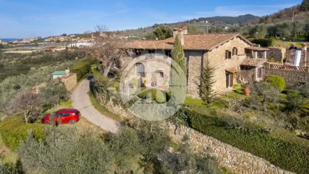 Vue aérienne - Historic Villa with Panoramic View in Bagno a Ripoli