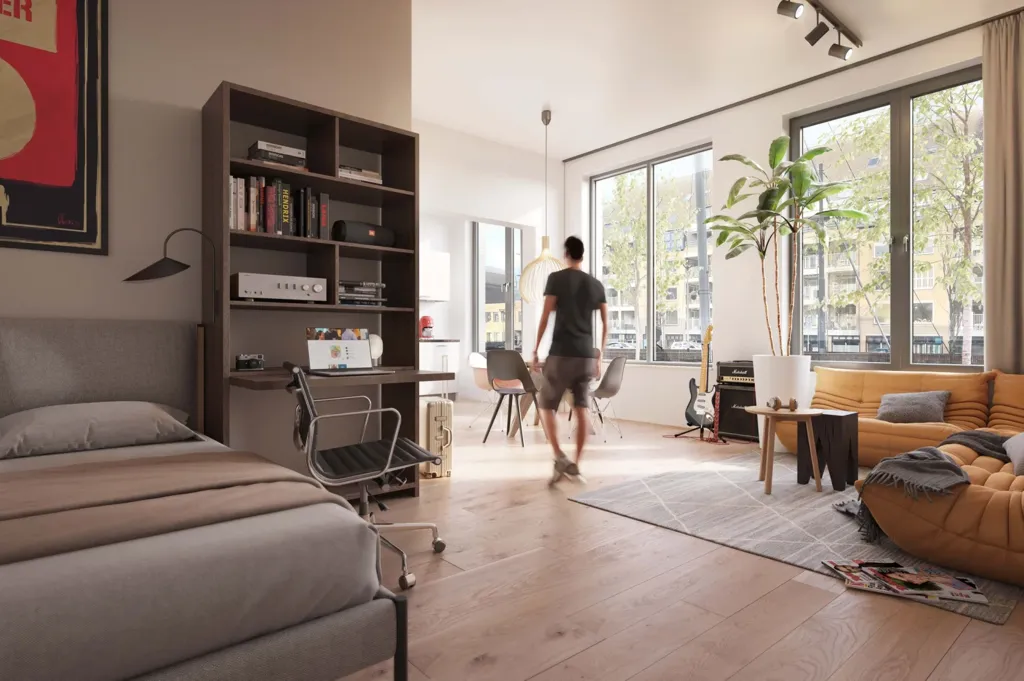 Chambres - Astronomer Penthouse with Terrace in Delft