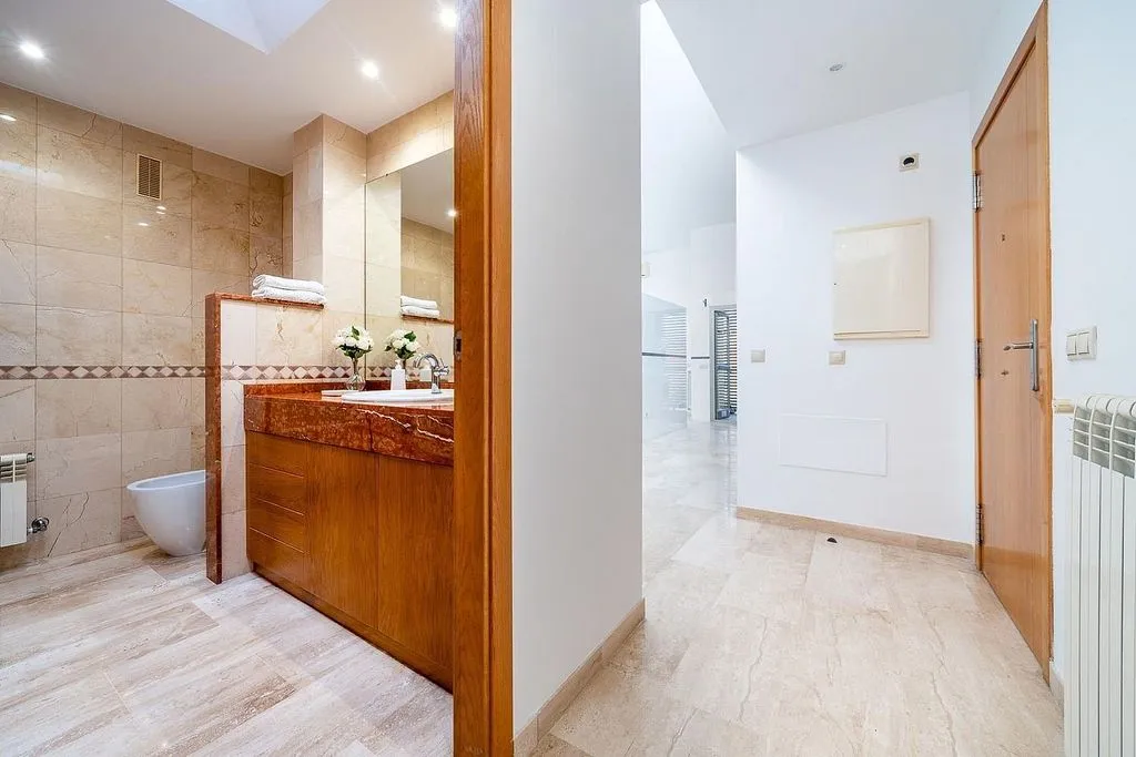 Salles de bain - Penthouse with Pool in Son Espanyolet