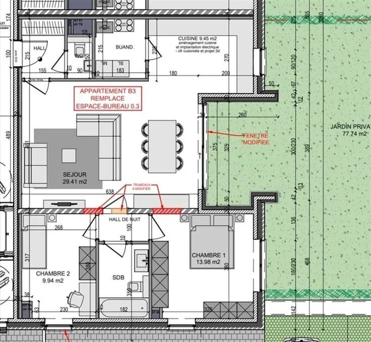 Planimetria - Luxury Apartment with Balcony in Wavre