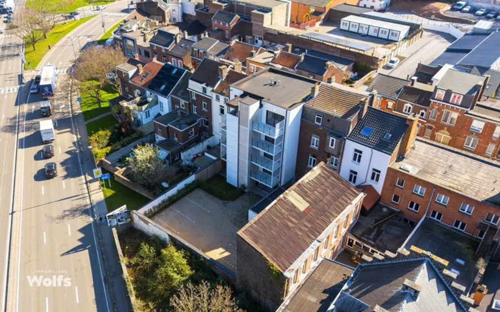 Õhuvaade - New Apartment with Terrace in Liège