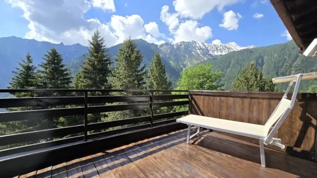 Balcon - Bright Apartment with Panoramic Terrace in Saint Rhemy en Bosses