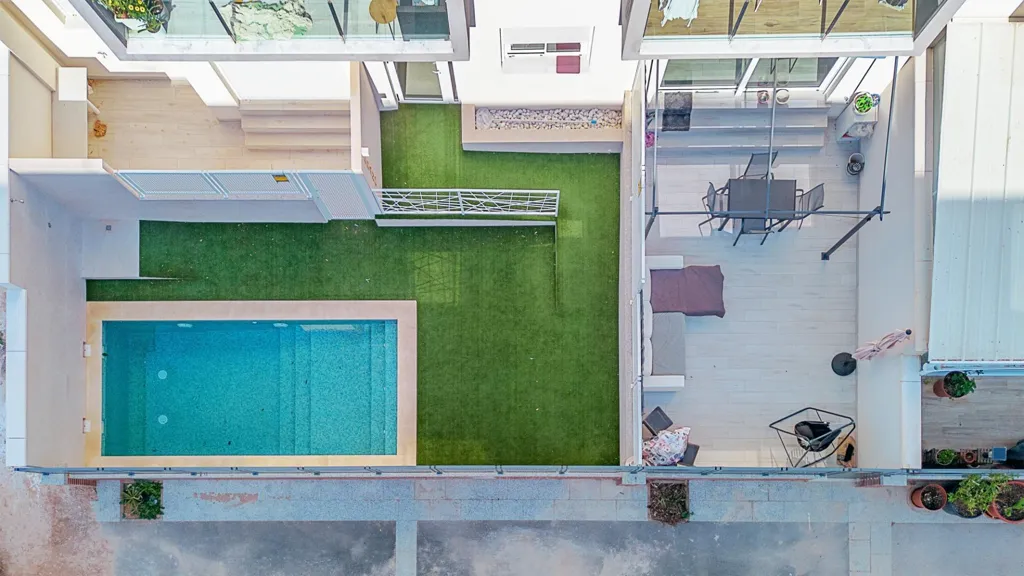 Vue aérienne - Modern Flat with Terrace in Ciudad Jardín, Elche