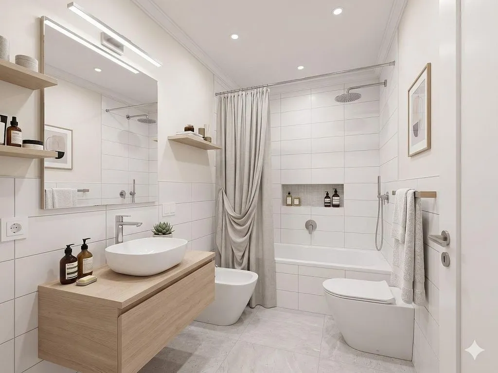 Salles de bain - Apartment with Terrace in Las Canteras Promenade