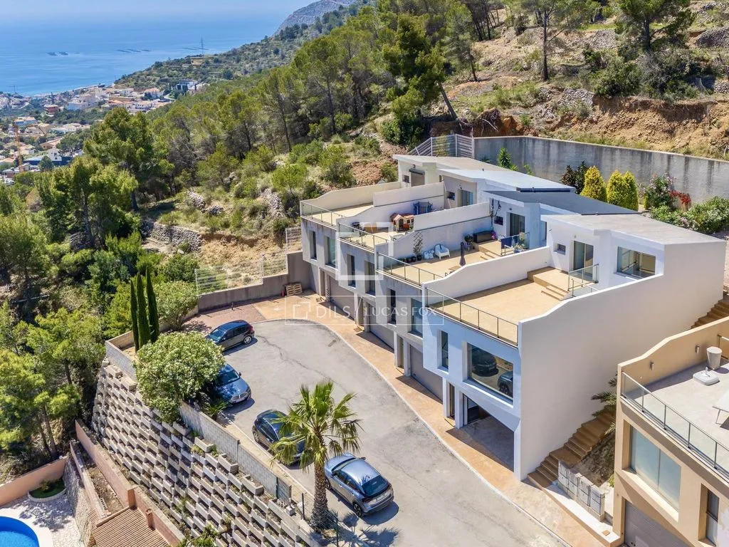 Õhuvaade - Contemporary Villa with Pool in Calpe