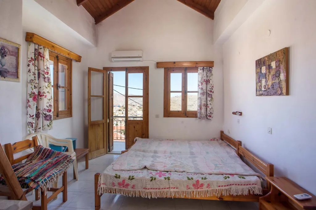 Camere da letto - Traditional Duplex with Sea View in Symi