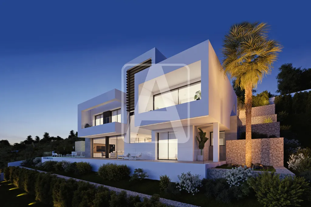 Exterior - Luxury Villa with Sea Views in Altea