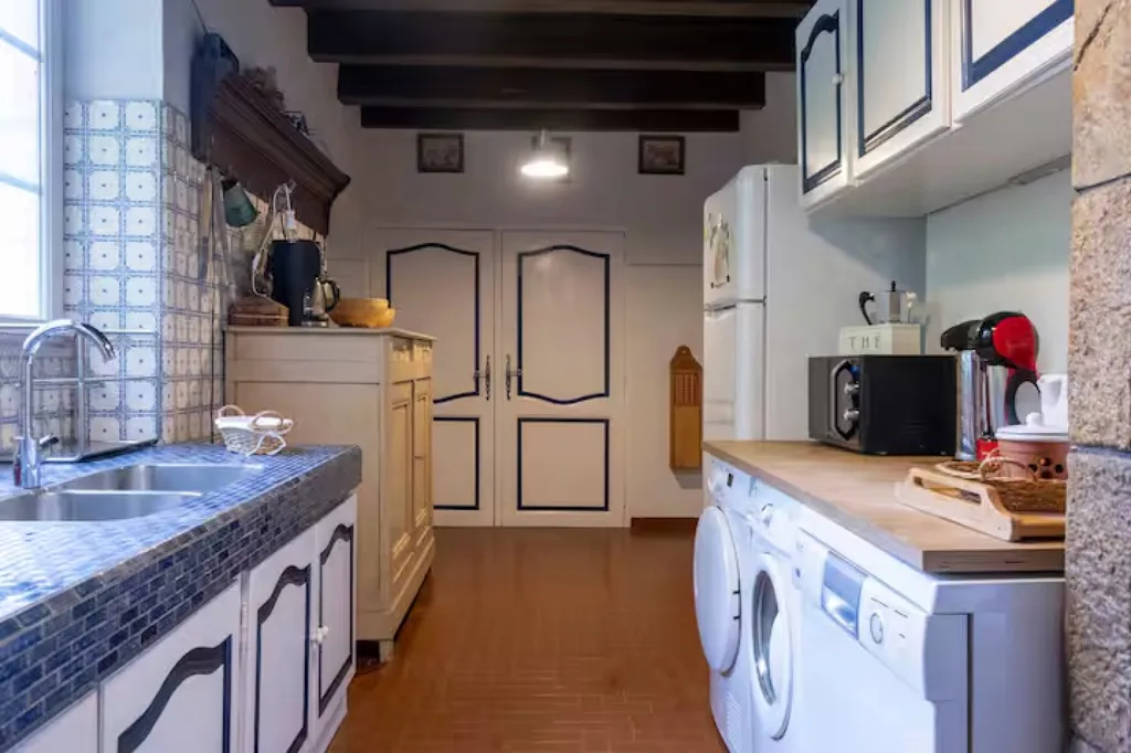 Cuisine - Maison en Pierre avec Vue Vallée à Porte-du-Quercy