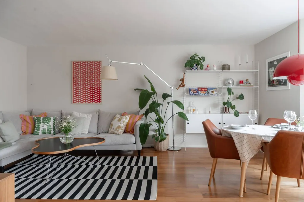 Séjour - Apartment with Balcony in Helsingborg