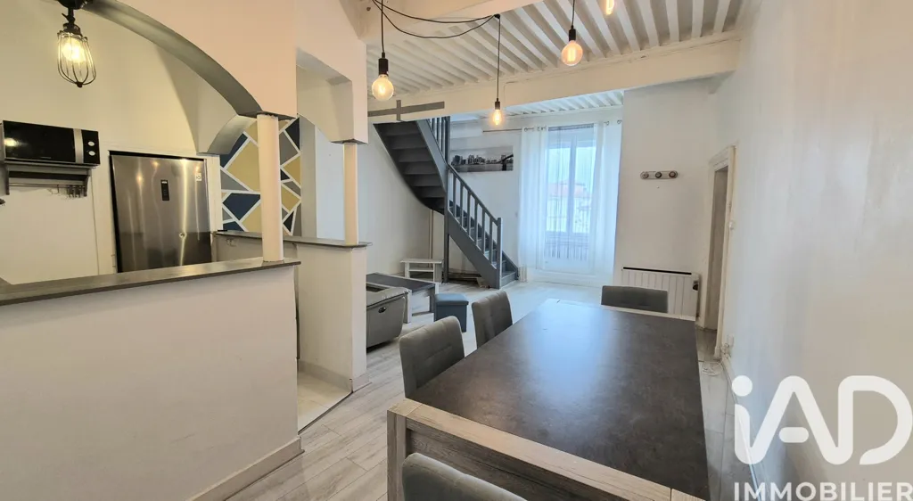 Salle à manger - Appartement Duplex en Hypercentre à Saint-Galmier