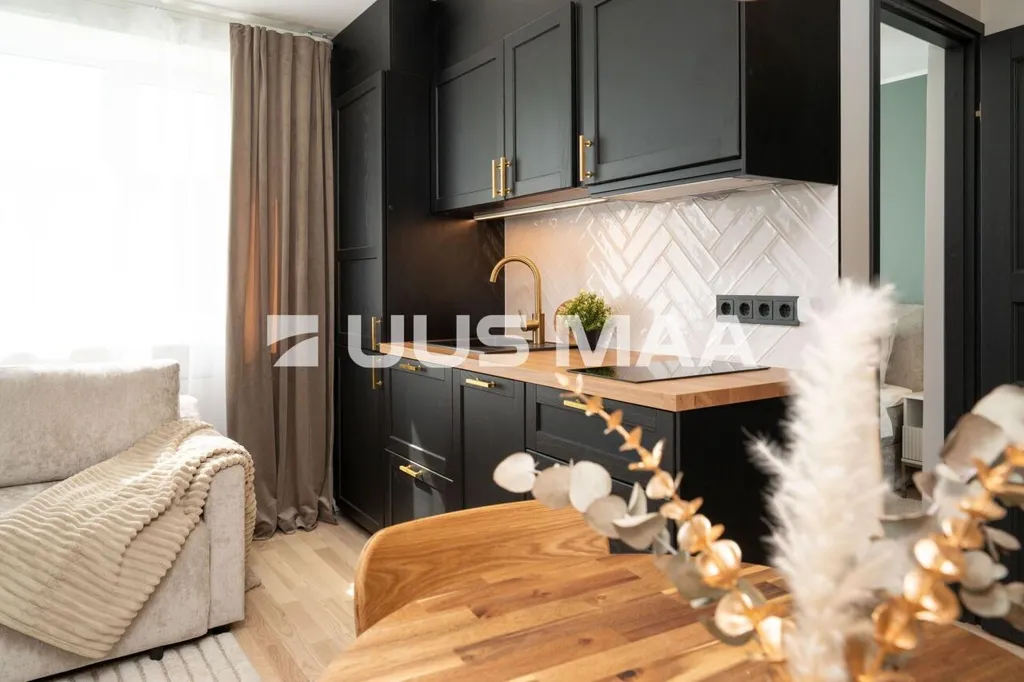 Cuisine - Renovated Flat with Stone Construction in Saku