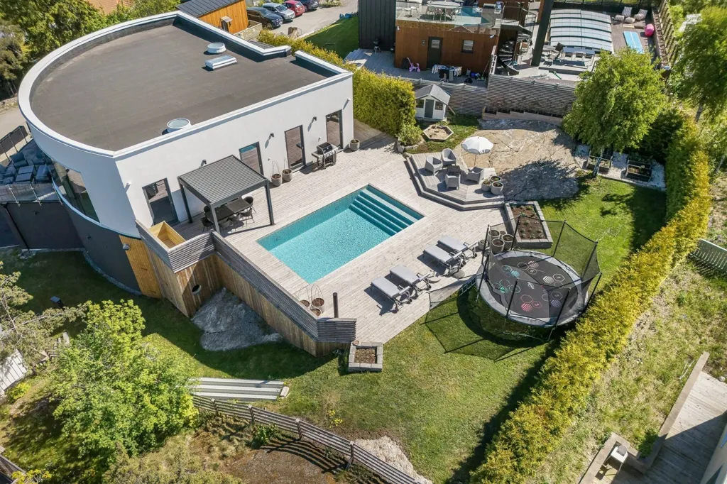 Vue aérienne - Pål Ross Villa with Panoramic View in Ekerö